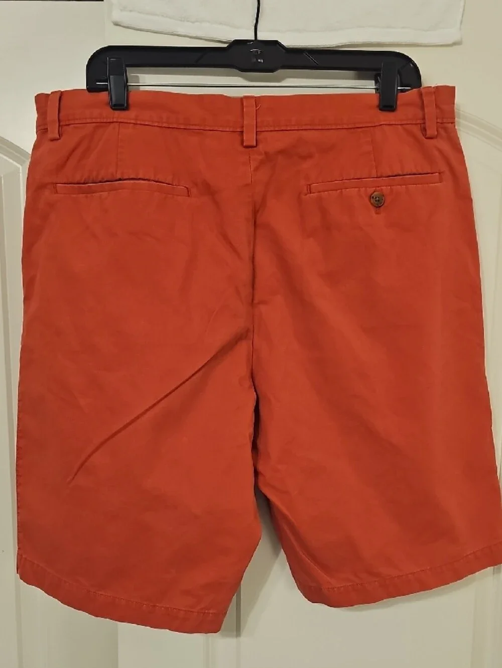 Banana Republic Orange Emerson Shorts with Chambray Waistband
